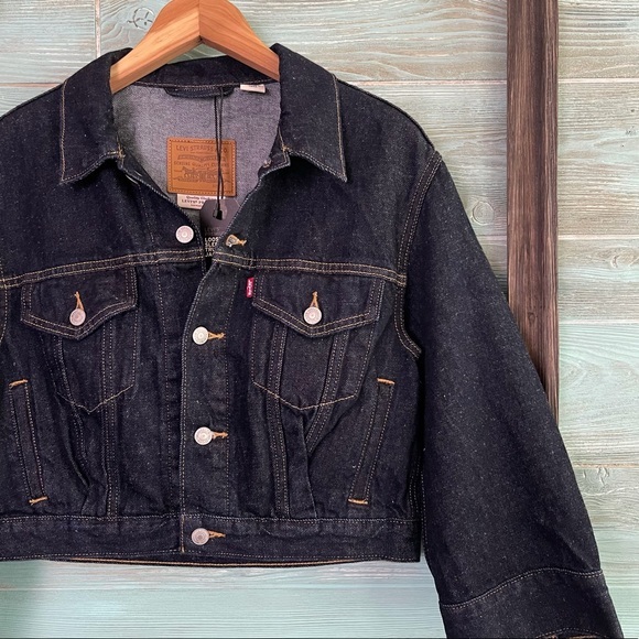 Levi’s Premium Loose Sleeve Trucker Jacket Gotta Dip Hemp - Picture 2 of 11